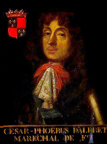 Maréchal de France César d'Albert, gouverneur de Bordeaux
